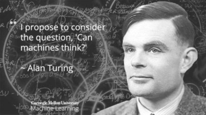 Alan Turing, « I propose to consider the question, Can machines think ? »